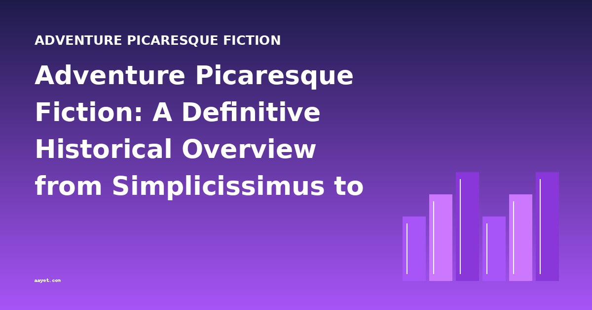 Adventure Picaresque Fiction: A Definitive Historical Overview from Simplicissimus to Modern Tales
