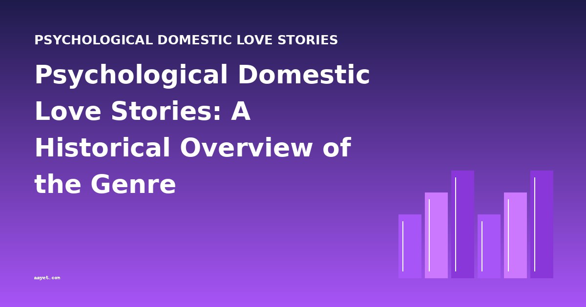 Psychological Domestic Love Stories: A Historical Overview of the Genre