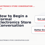 How to Begin a Formal Electronics Store Conversation