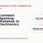 Common Opening Mistakes in Electronics Store Conversations