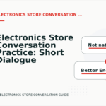 Electronics Store Conversation Practice: Short Dialogue Examples