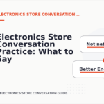 Electronics Store Conversation Practice: What to Say Instead