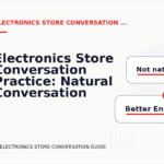 Electronics Store Conversation Practice: Natural Conversation Lines