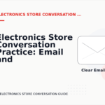 Electronics Store Conversation Practice: Email and Message Examples