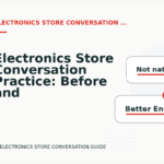 Electronics Store Conversation Practice: Before and After Corrections
